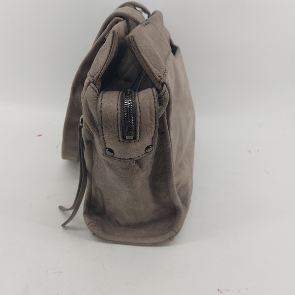 Hobo Vintage Hide Khaki 'seeker' Leather Shoulder Hand Bag - Picture 5 of 9